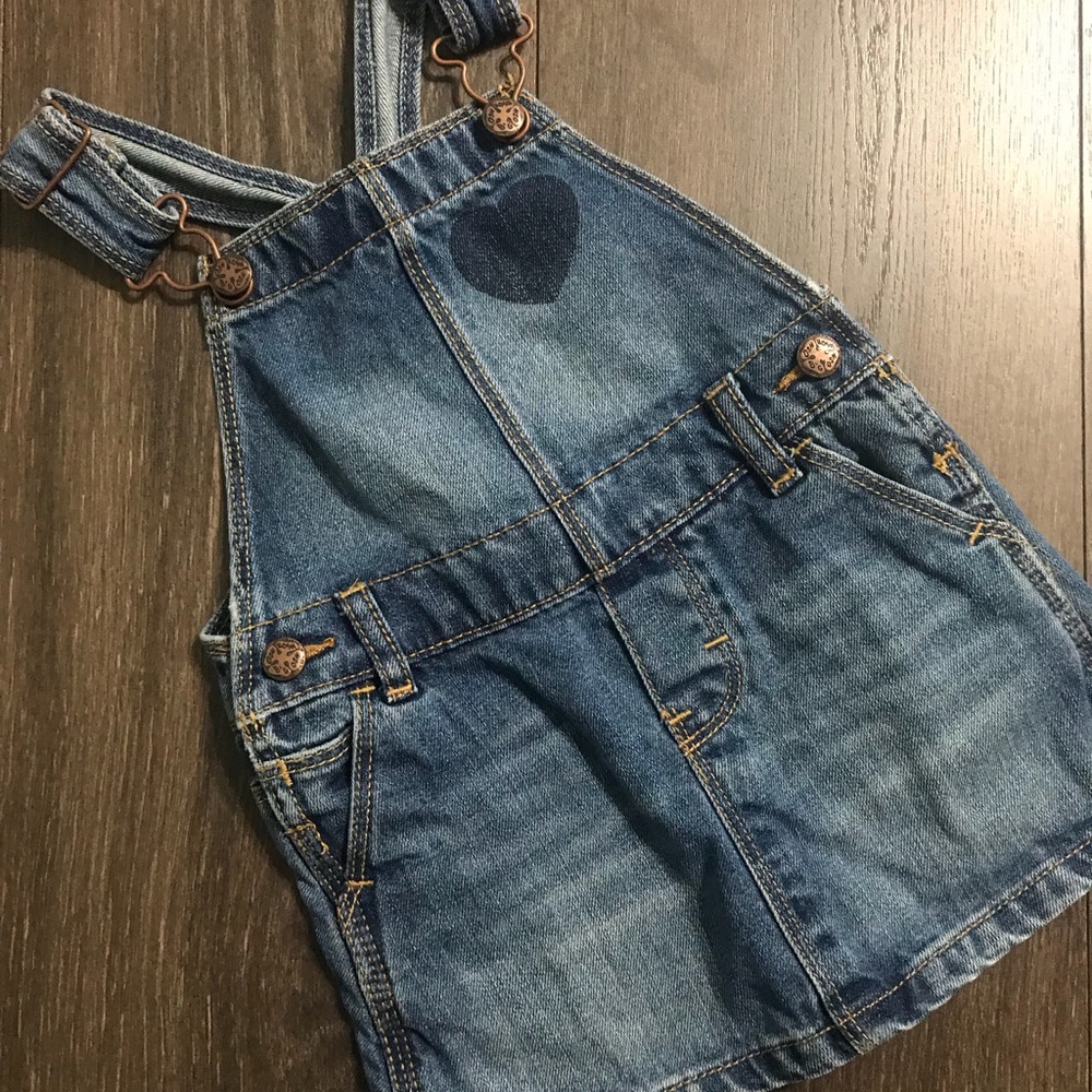 Oshkosh denim skirt jumper heart 24Months